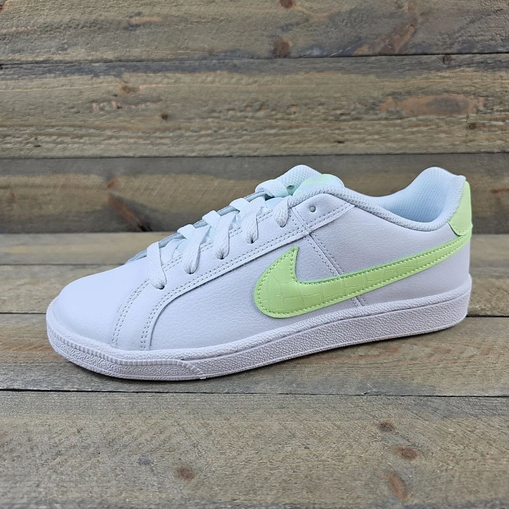 Nike Court Royale Women's Sneakers Shoes White Barely Volt NEW